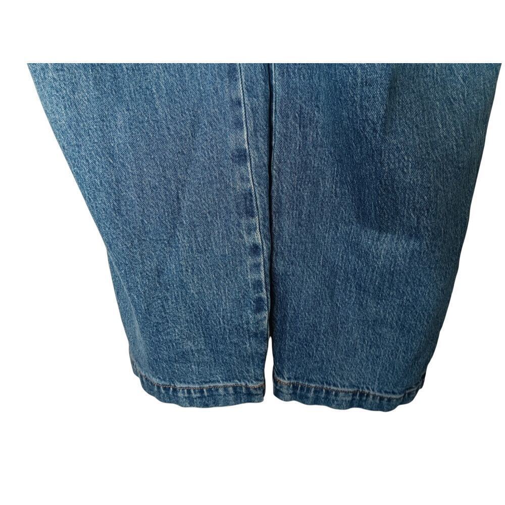 New J.Crew Women’s Utility Workwear Jeans Blue Size 31 Cropped Straight Leg - Picture 7 of 13